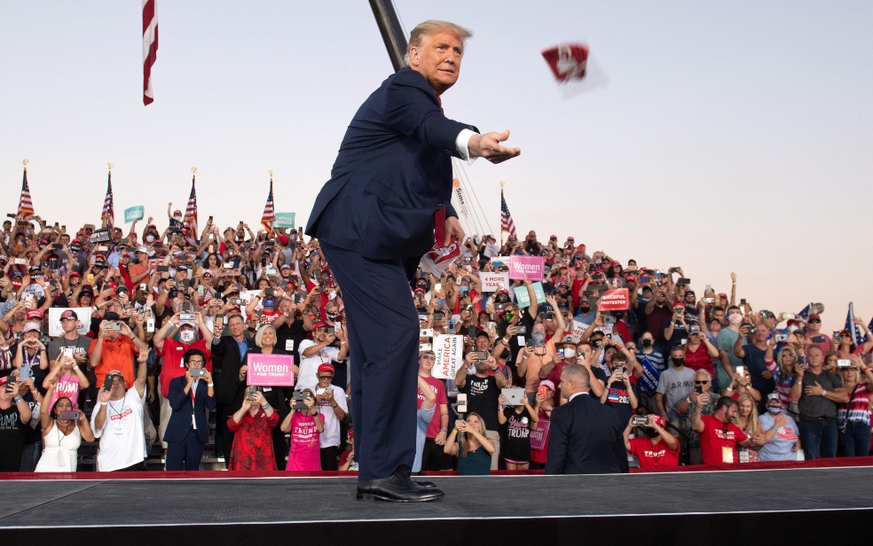 Donald Trump insiste: “Hay que vencer a la izquierda radical”