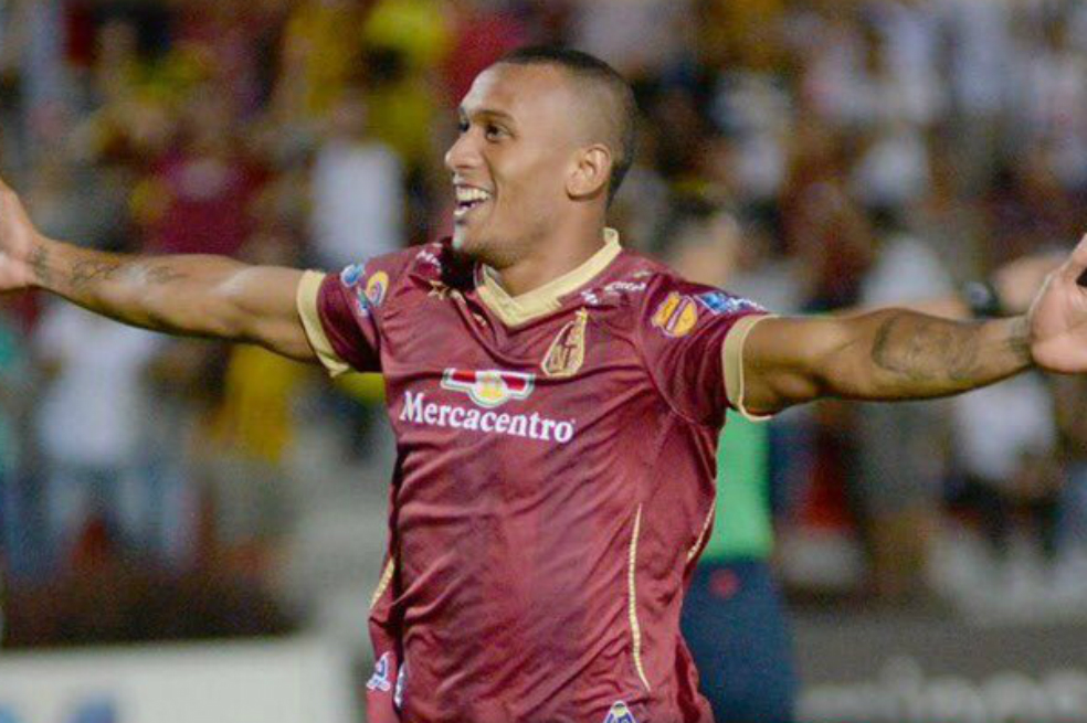 Ángelo Rodríguez, carta de gol del Deportes Tolima. / @cdtolima
