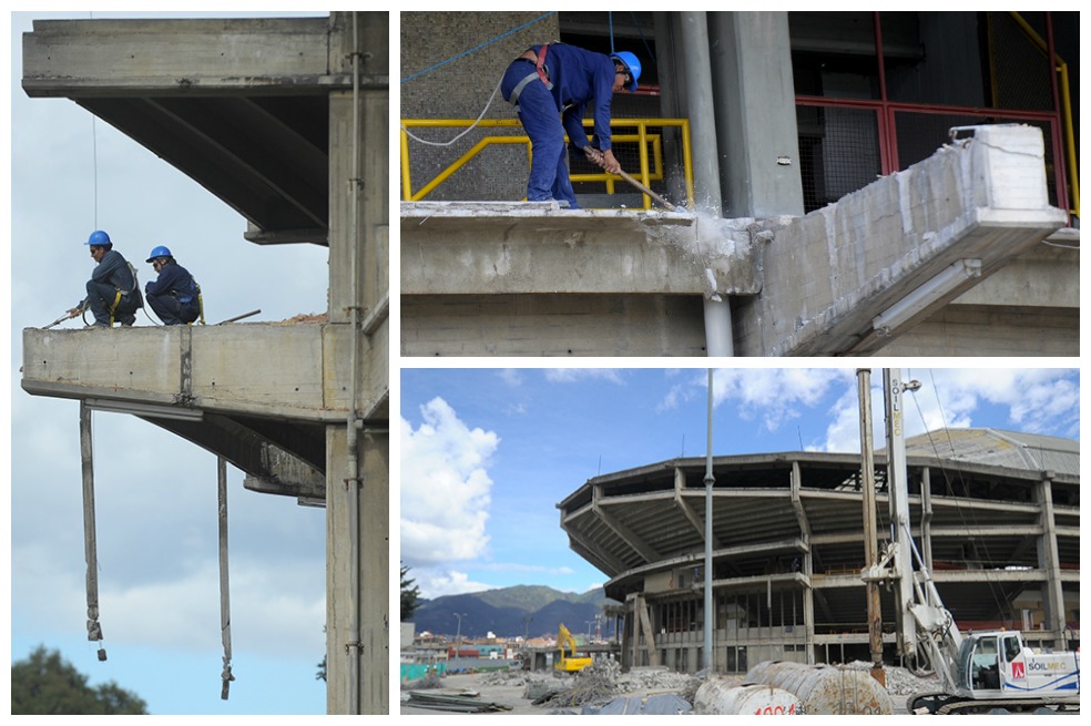 Así avanzan las obras para darle inicio al nuevo Coliseo El Campín
