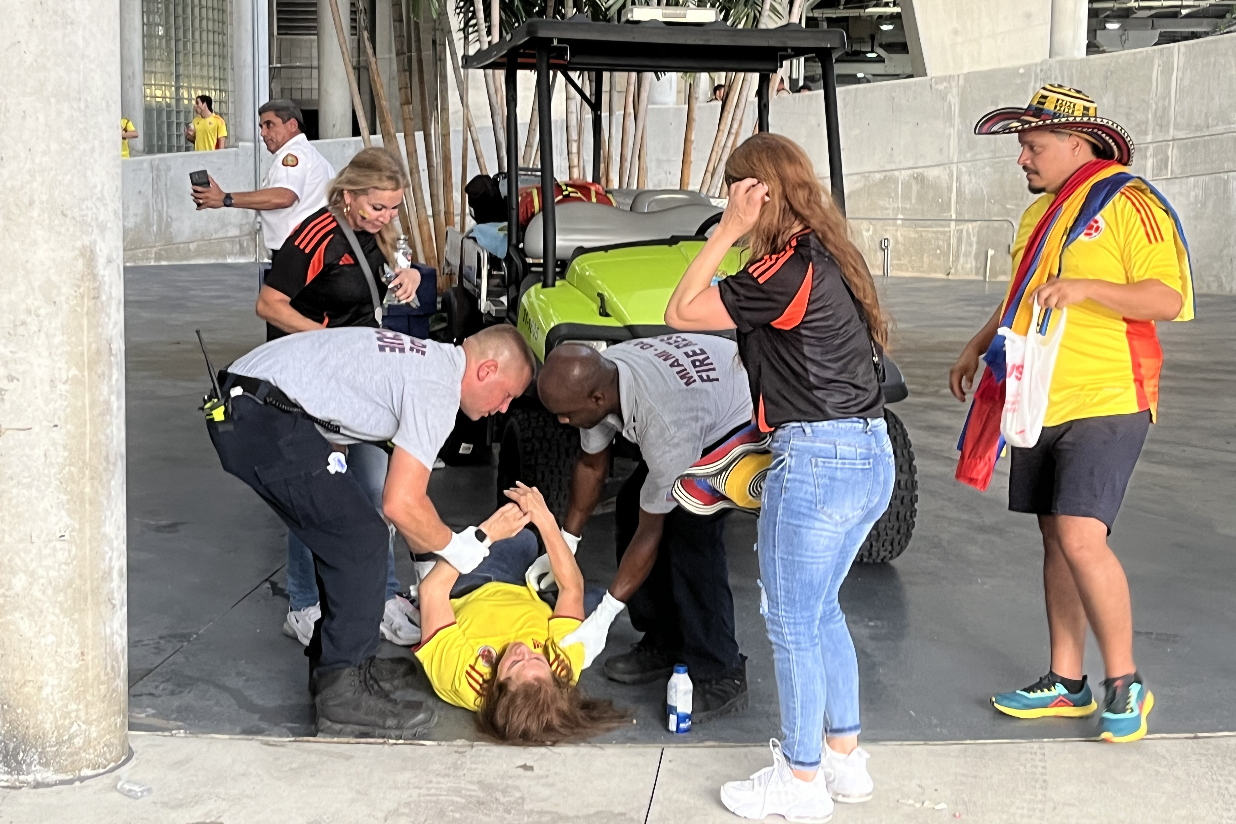 Calor y caos: se reportan desmayos y detenidos por final de Copa América