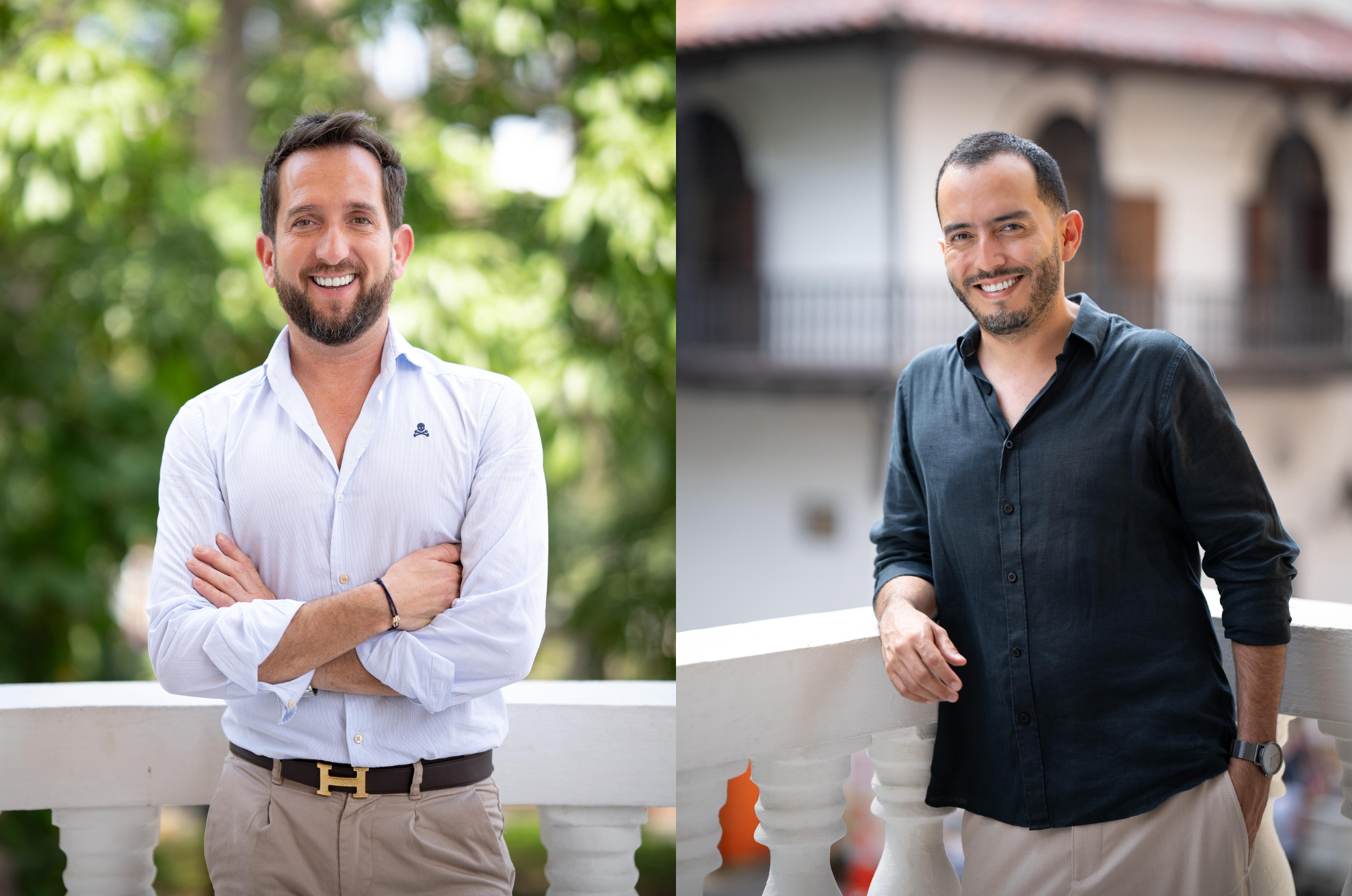 Raúl Berdonés (izq.) es el presidente ejecutivo de Secuoya Studios. Daniel Hernández Bocanegra es el director general para Latinoamérica del Grupo Secuoya.
