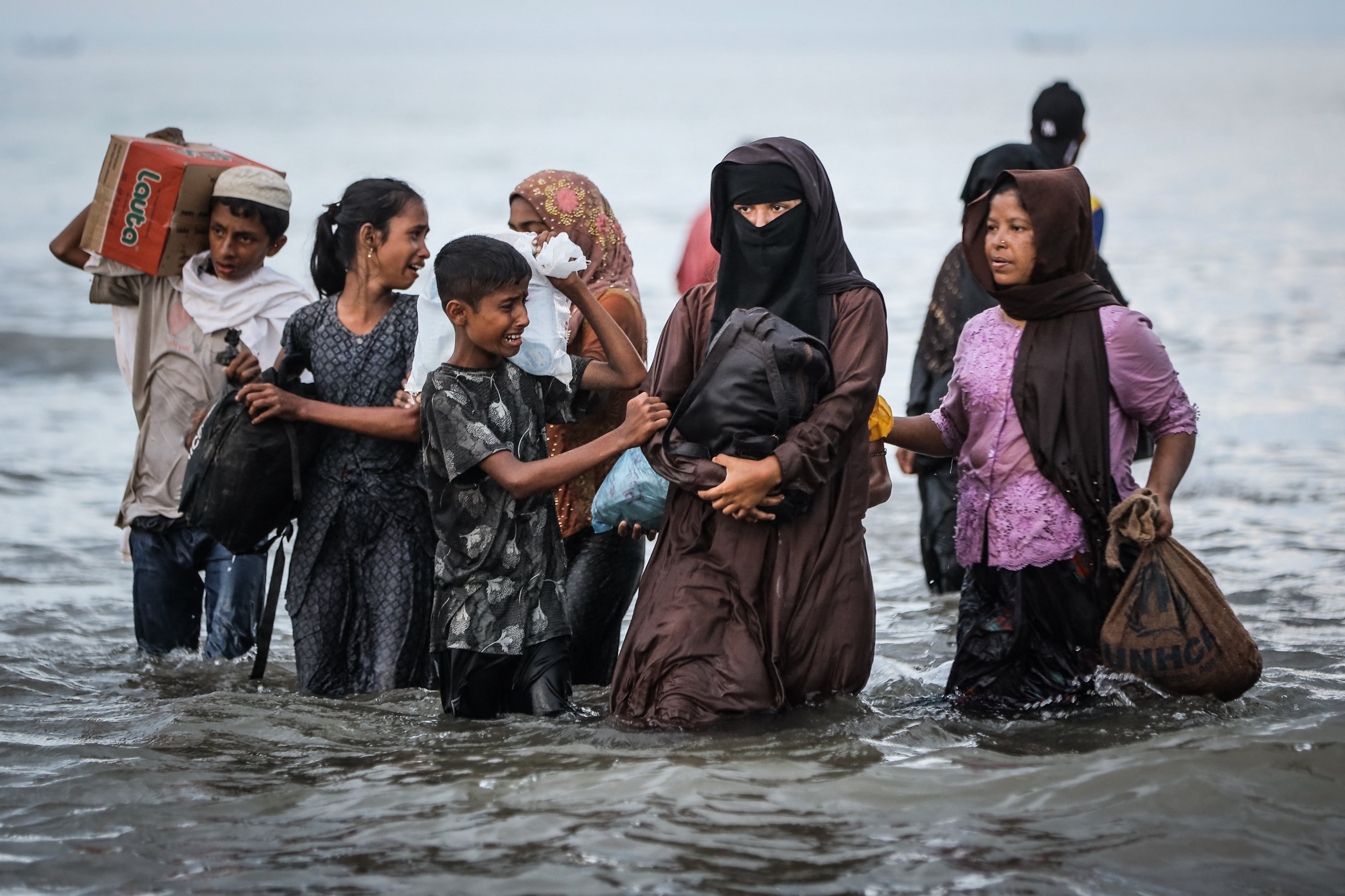 Migrantes rohinyás