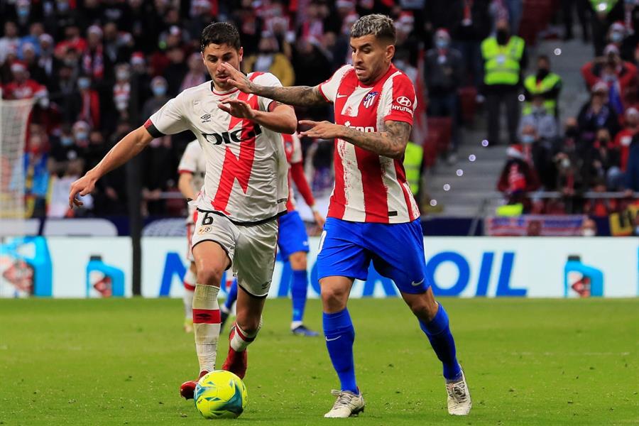 Rayo Vallecano perdio contra Atlético de Madrid y Falcao jugó los últimos minutos