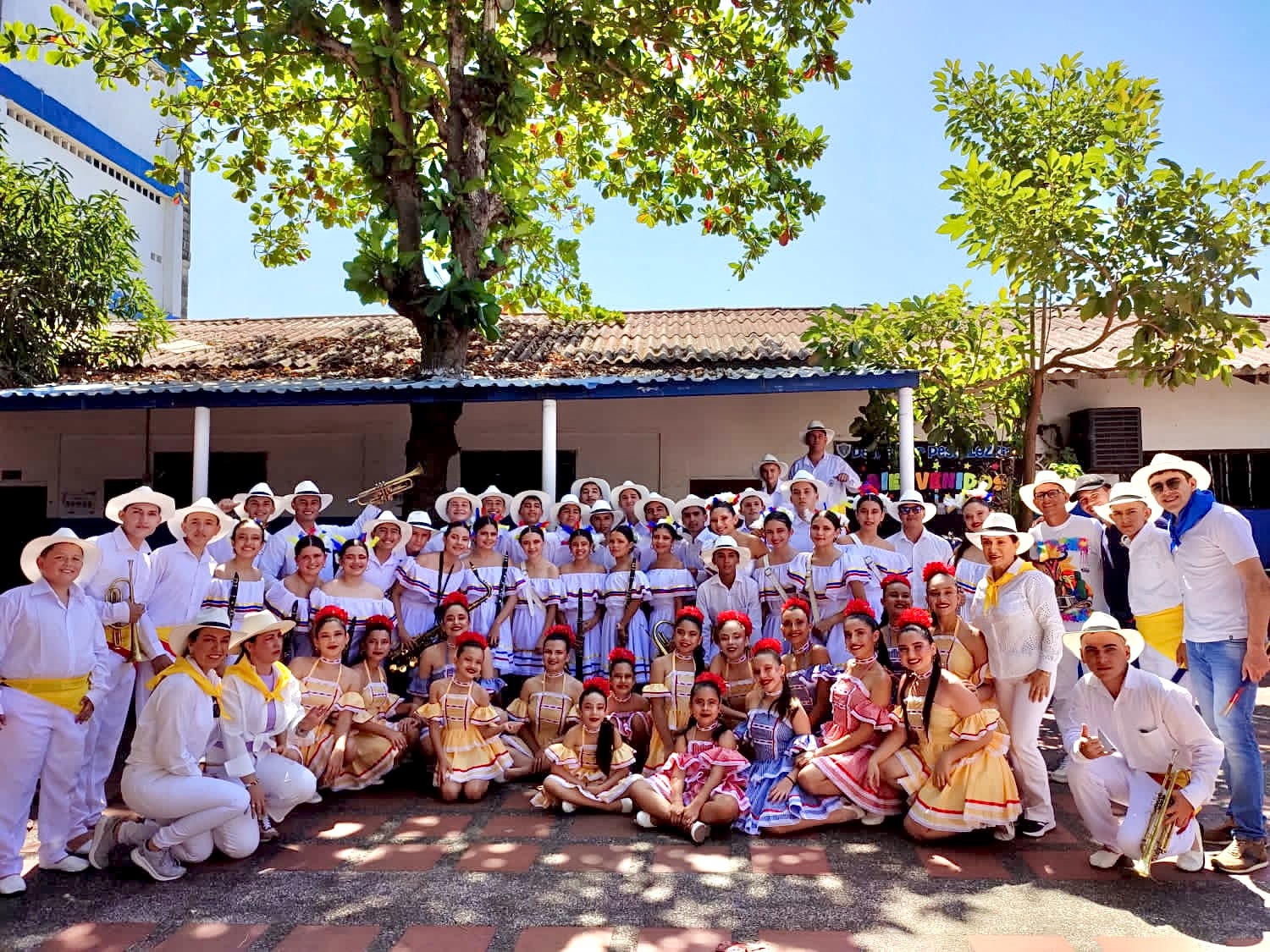 Los integrantes de la banda show han participado en eventos de talla nacional como la Feria de las Flores.