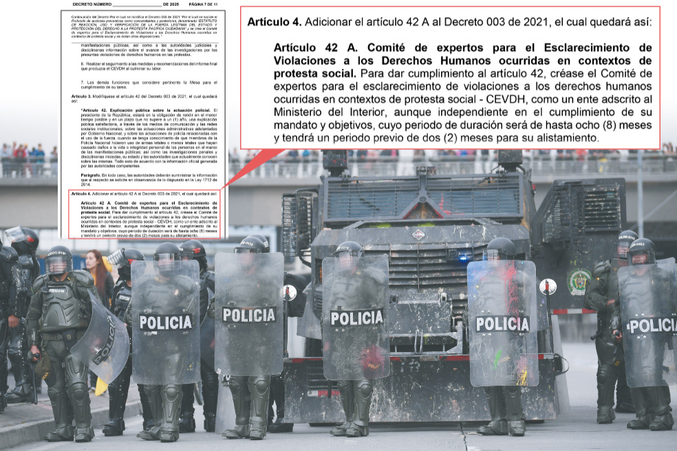 Gobierno Petro busca “comisión de la verdad” sobre estallido social y abuso policial