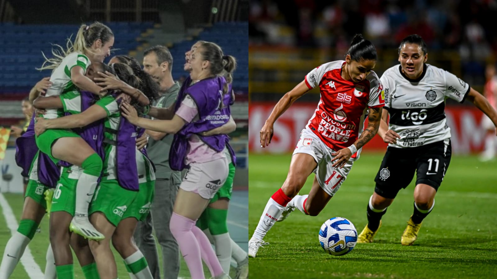 Libertadores Femenina: Nacional debutó con goleada y Santa Fe cayó en casa