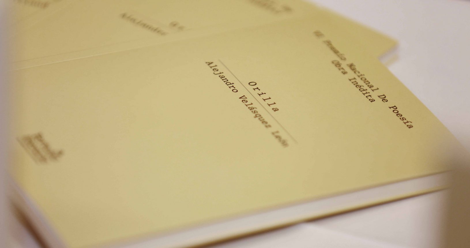Abierta la convocatoria para el Premio Nacional de Poesía Inédita