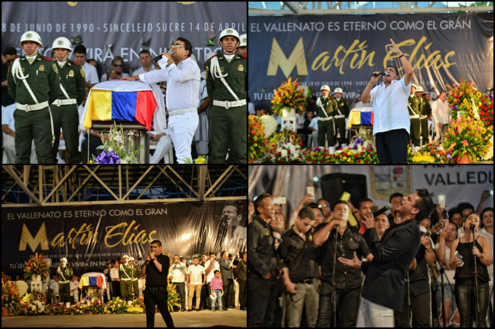Emotivo homenaje del vallenato a Martín Elías