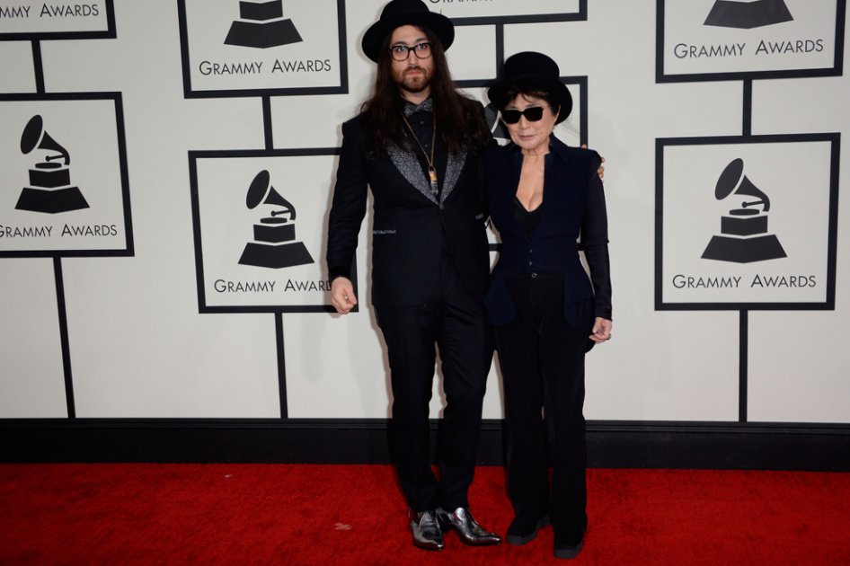 Sean Lennon y Yoko Ono.