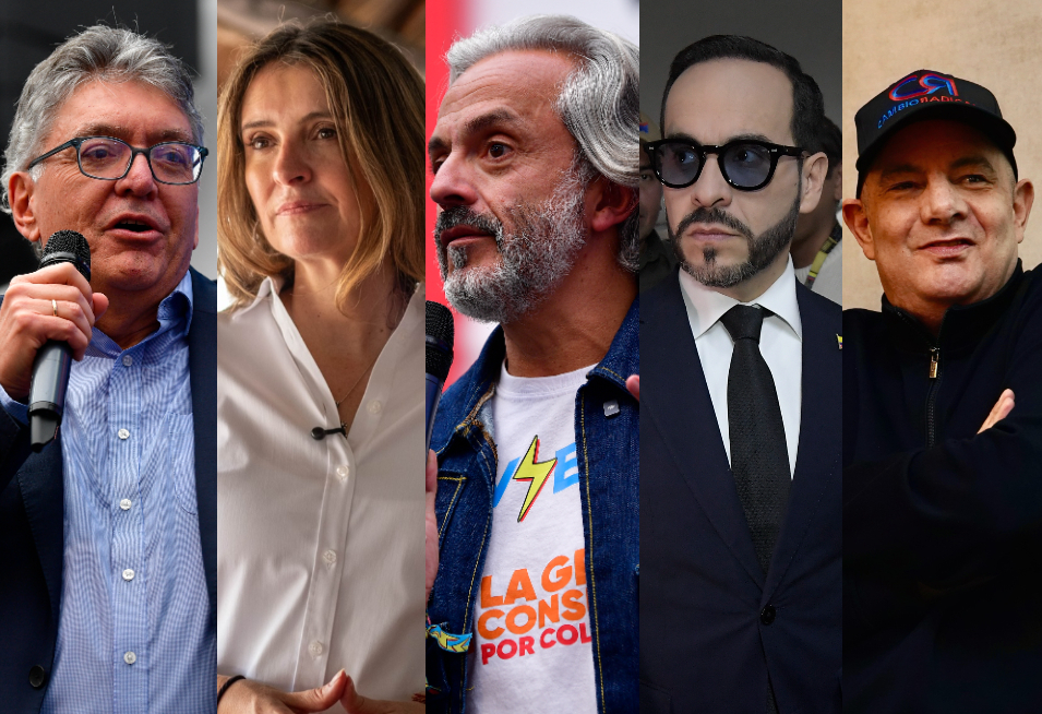 Mauricio Cárdenas, Paloma Valencia, Juan Daniel Oviedo, Abelardo De La Espriella y Germán Vargas Lleras.