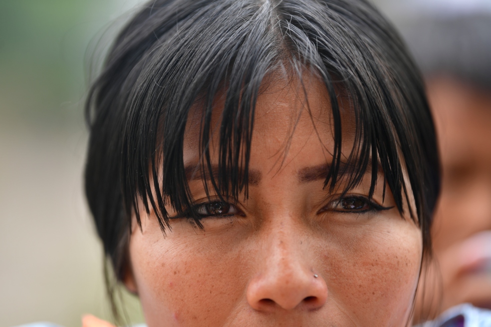 Claudia tiene 27 años y llegó hace seis a Bogotá, por el desplazamiento forzado y la pobreza extrema por la que atravesaba en ese momento el Chocó.