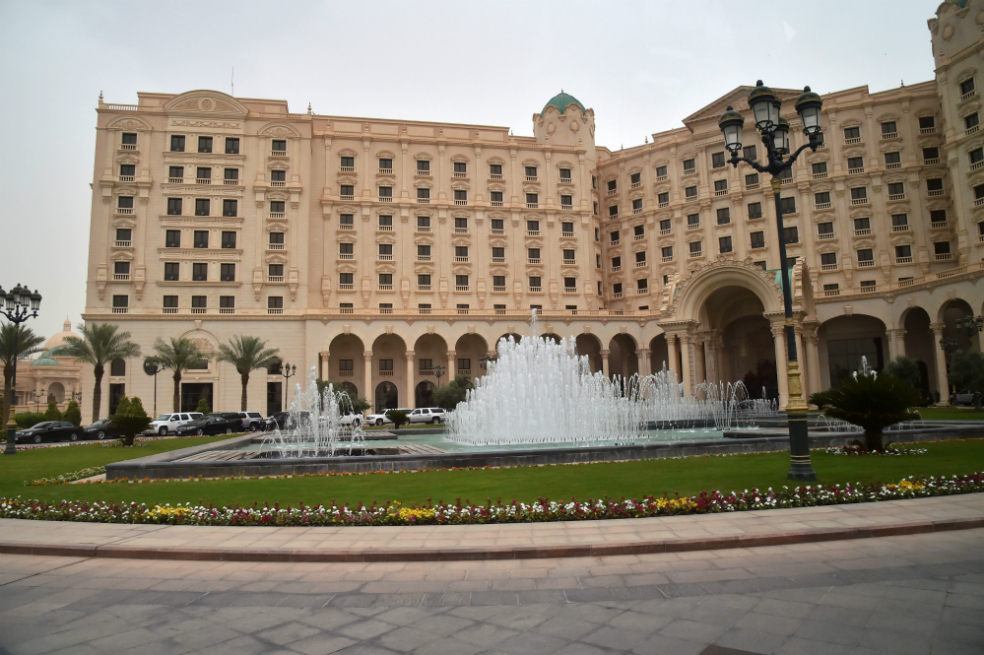 Hotel Rtz-Carlton en Riad, Arabia Saudita. / AFP