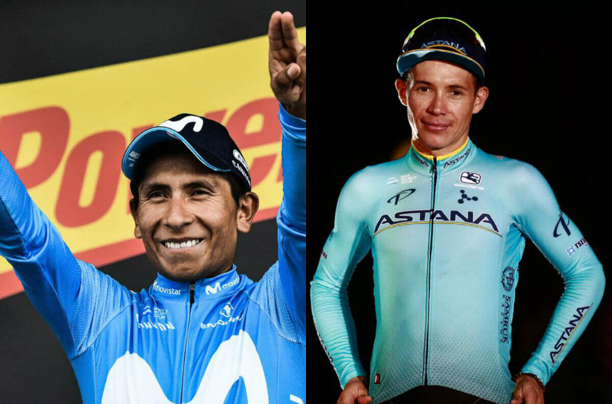 Presentes opuestos: Nairo Quintana y Miguel Ángel López celebran sus cumpleaños
