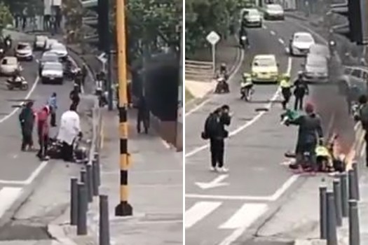 Denuncian que policías dispararon armas en medio de protestas en la U. Distrital