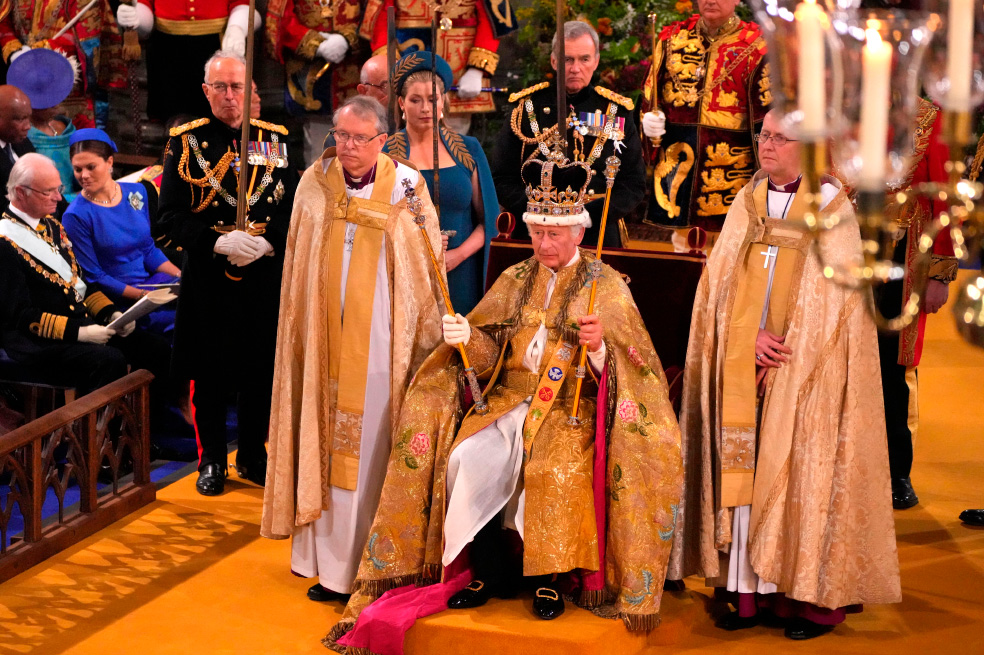 Carlos III fue coronado rey de Reino Unido