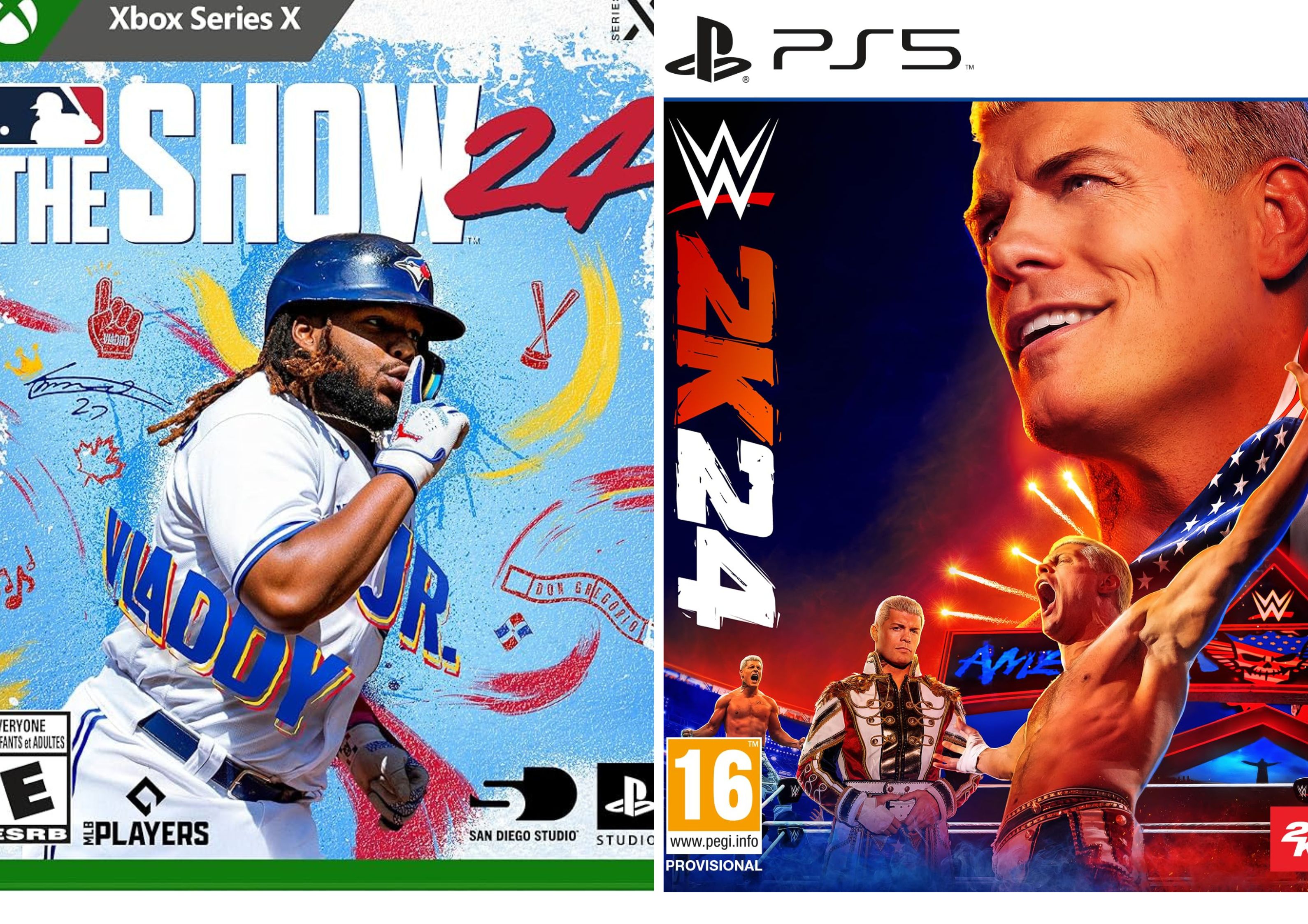 MLB The Show 24 llega a Xbox Game Pass y WWE 2K24 a PlayStation Plus.
