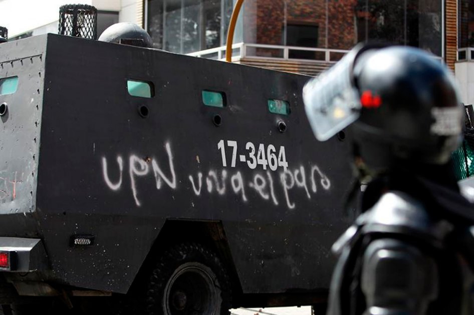 Policía reporta 14 capturas en movilizaciones del sector agrario