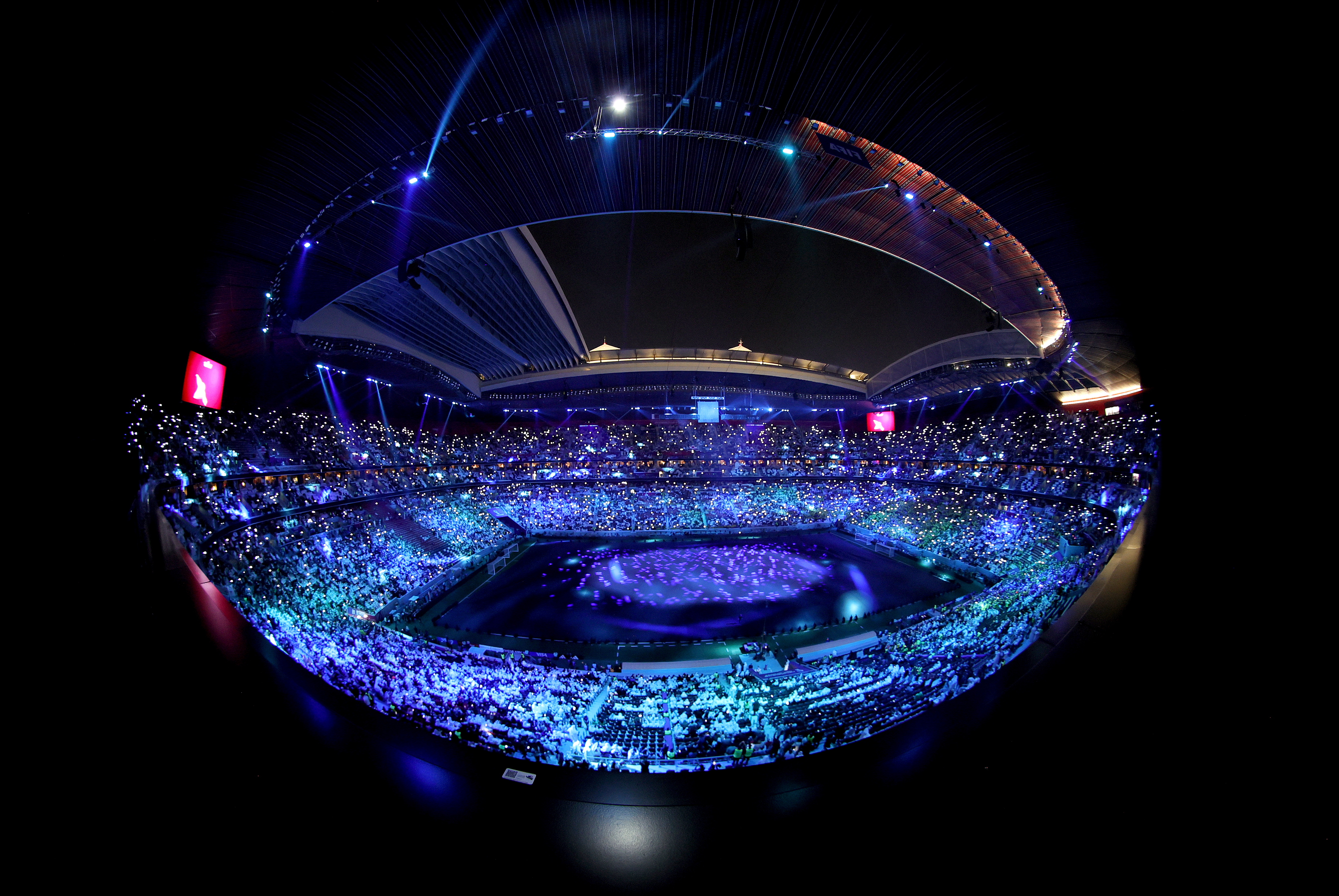 Al Khor (Qatar), 20/11/2022.- General view of the opening ceremony of the FIFA World Cup 2022 group A Opening Match between Qatar and Ecuador at Al Bayt Stadium in Al Khor, Qatar, 20 November 2022. (Mundial de Fútbol, Catar) EFE/EPA/Ronald Wittek