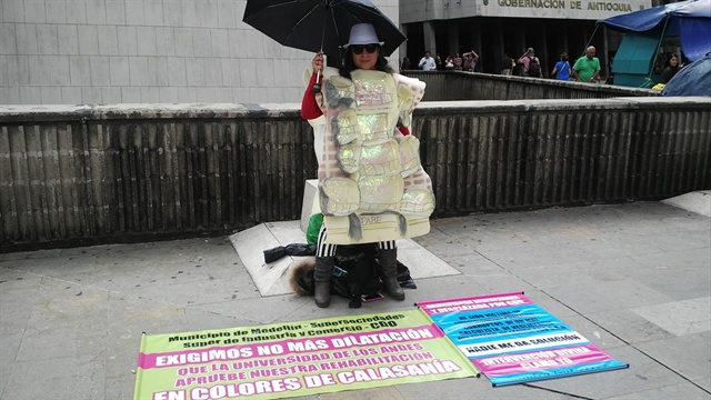 Sandra Milena Gutiérrez, una de las copropietarias en Colores de Calasania. 