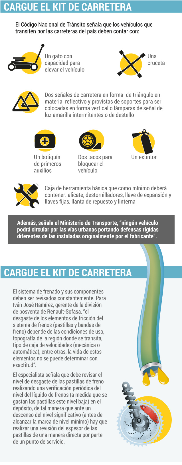 Recomendaciones viajar en carretera.