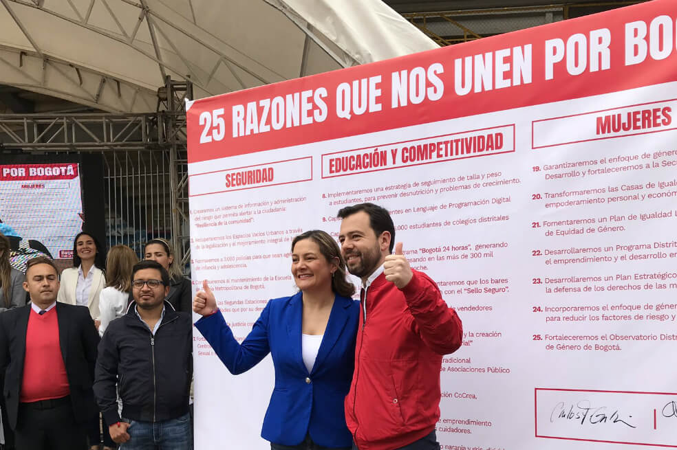 Angela Garzón adhiere a campaña de Galán por la Alcaldía de Bogotá y será su jefe de debate