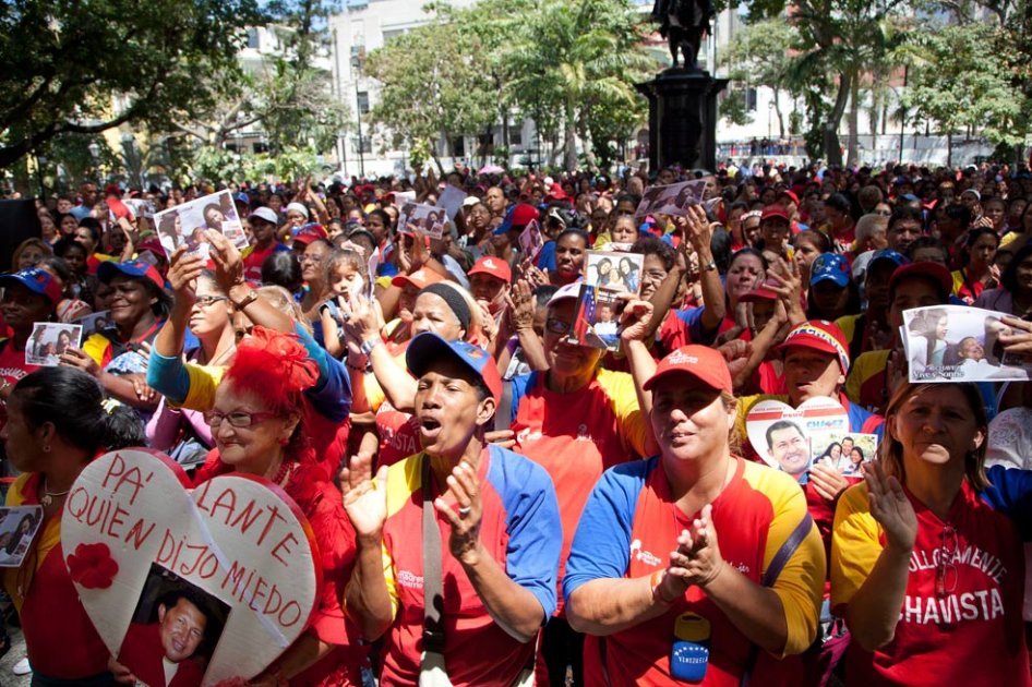 Marcha de este lunes en Caracas es de seguidores de Hugo Chávez