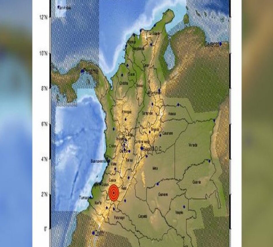 Fuerte temblor se registró en el sur del país