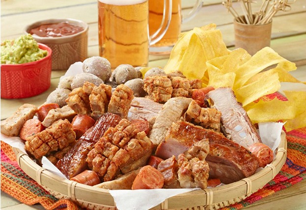 Picada de carne de cerdo