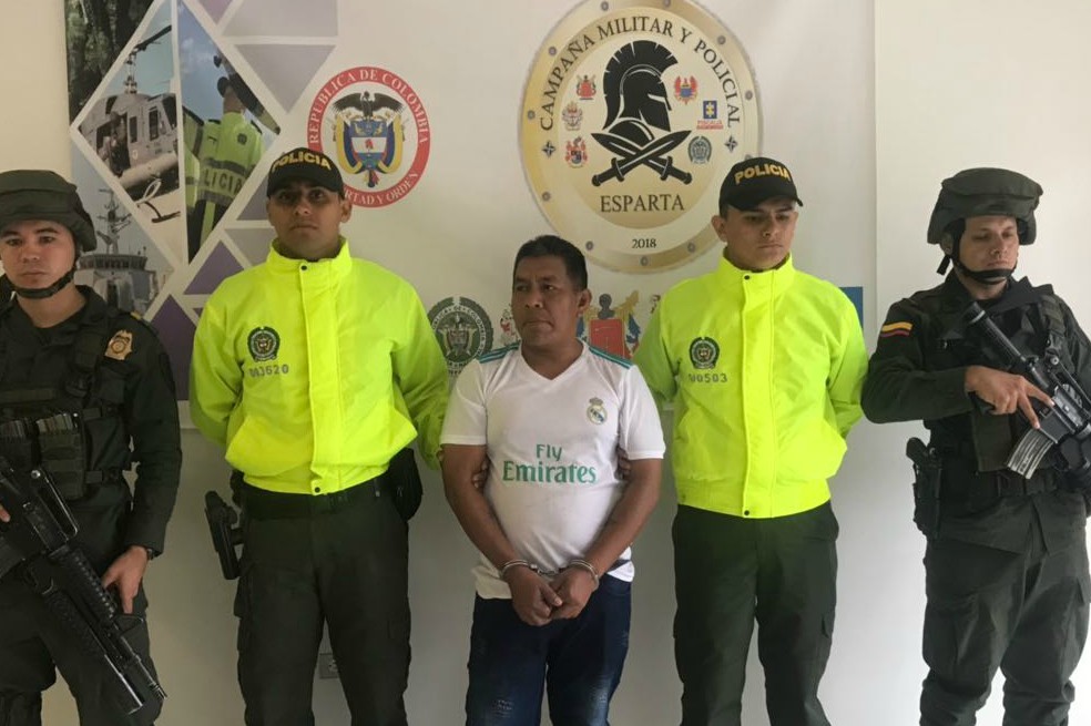 Capturan a supuesto proveedor de armas del clan del Golfo y Los Pelusos