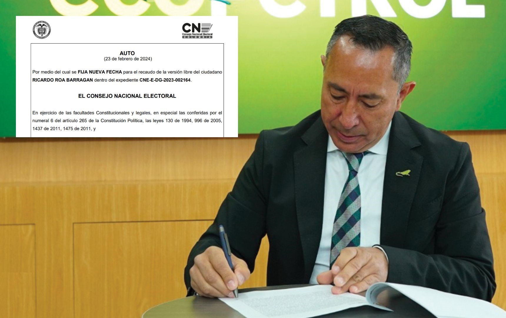 CNE fijó nueva fecha de citación a Ricardo Roa por investigación a campaña Petro