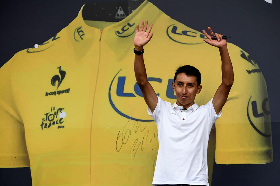 Egan Bernal en Zipaquirá: "Gracias, Nairo, por darnos ese ejemplo"