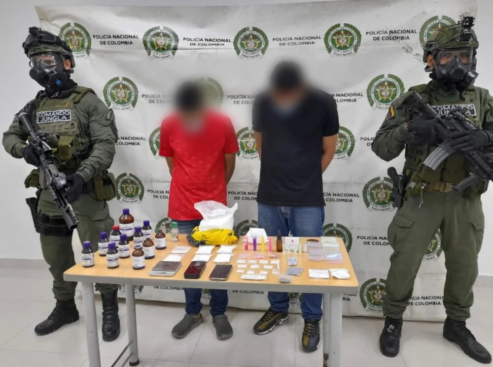 Desmantelaron laboratorio de drogas sintéticas en Cali