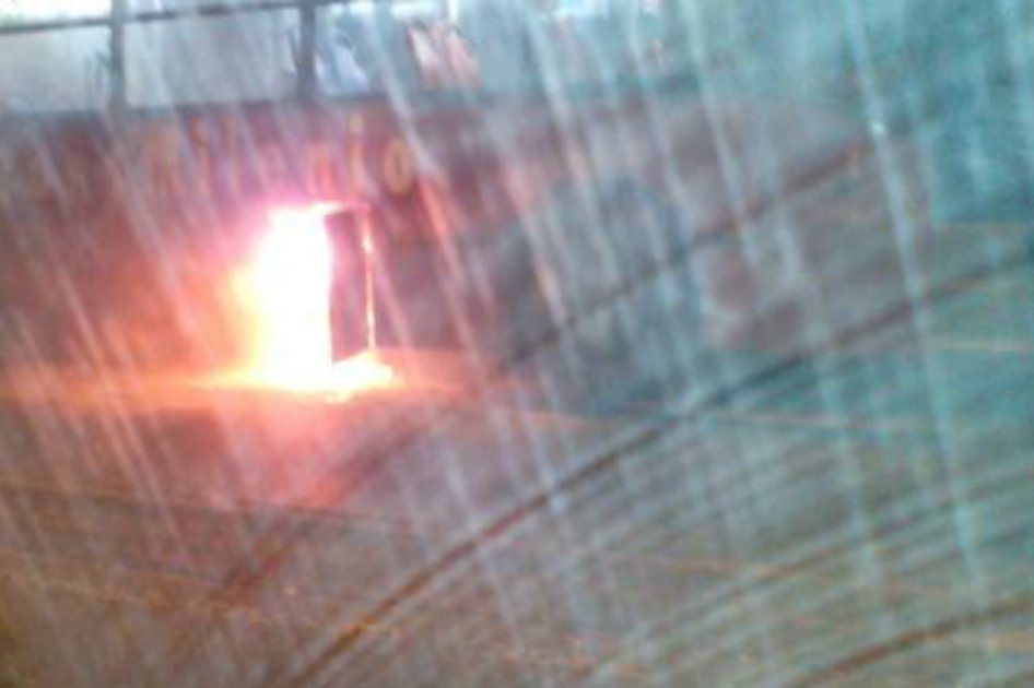 Se incendió motor de un articulado de TransMilenio