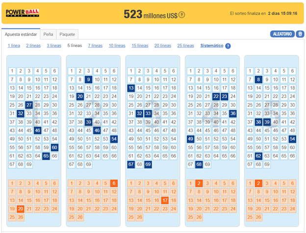 Al utilizar los servicios de compra de boletos de lotería online de LottoSun, todos pueden participar en los sorteos del Powerball con boletos oficiales.