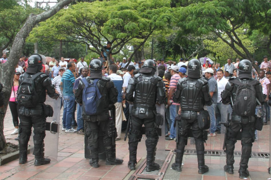 800 Policías de Cali acompañarán jornada de paro nacional