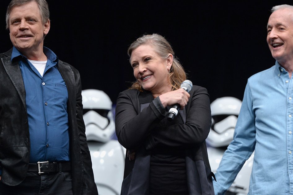 Carrie Fisher y el volver a ser la princesa Leïa a los 58 años