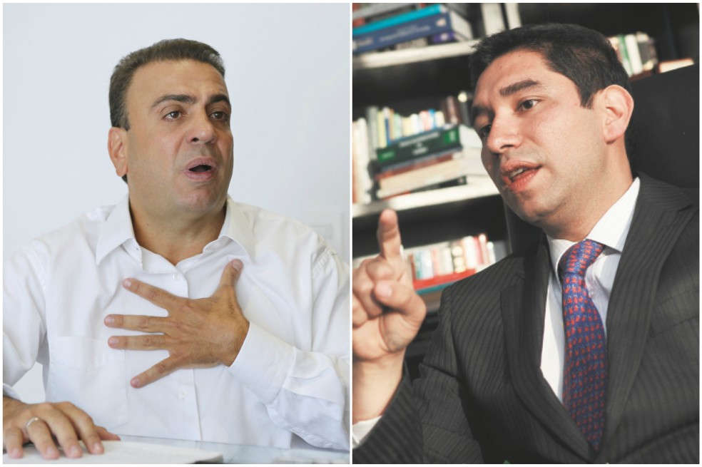 El cara a cara entre Gustavo Moreno y Musa Besaile