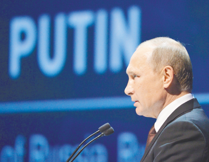 El presidente ruso, Vladimir Putin.  / AFP