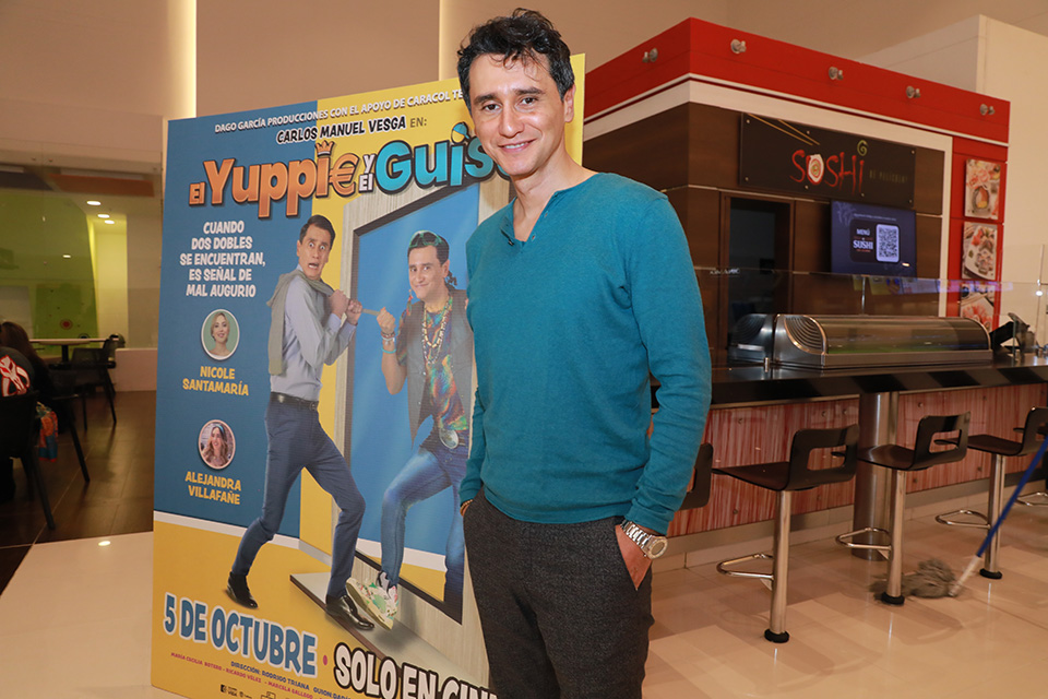 Carlos Manuel Vesga es el Yuppie y el Guiso en nueva película de Dago García