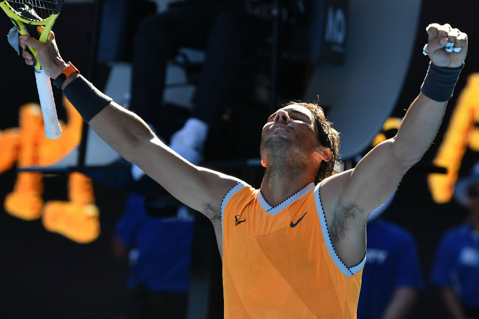 Nadal venció a Berdych y avanzó a cuartos de final en Australia