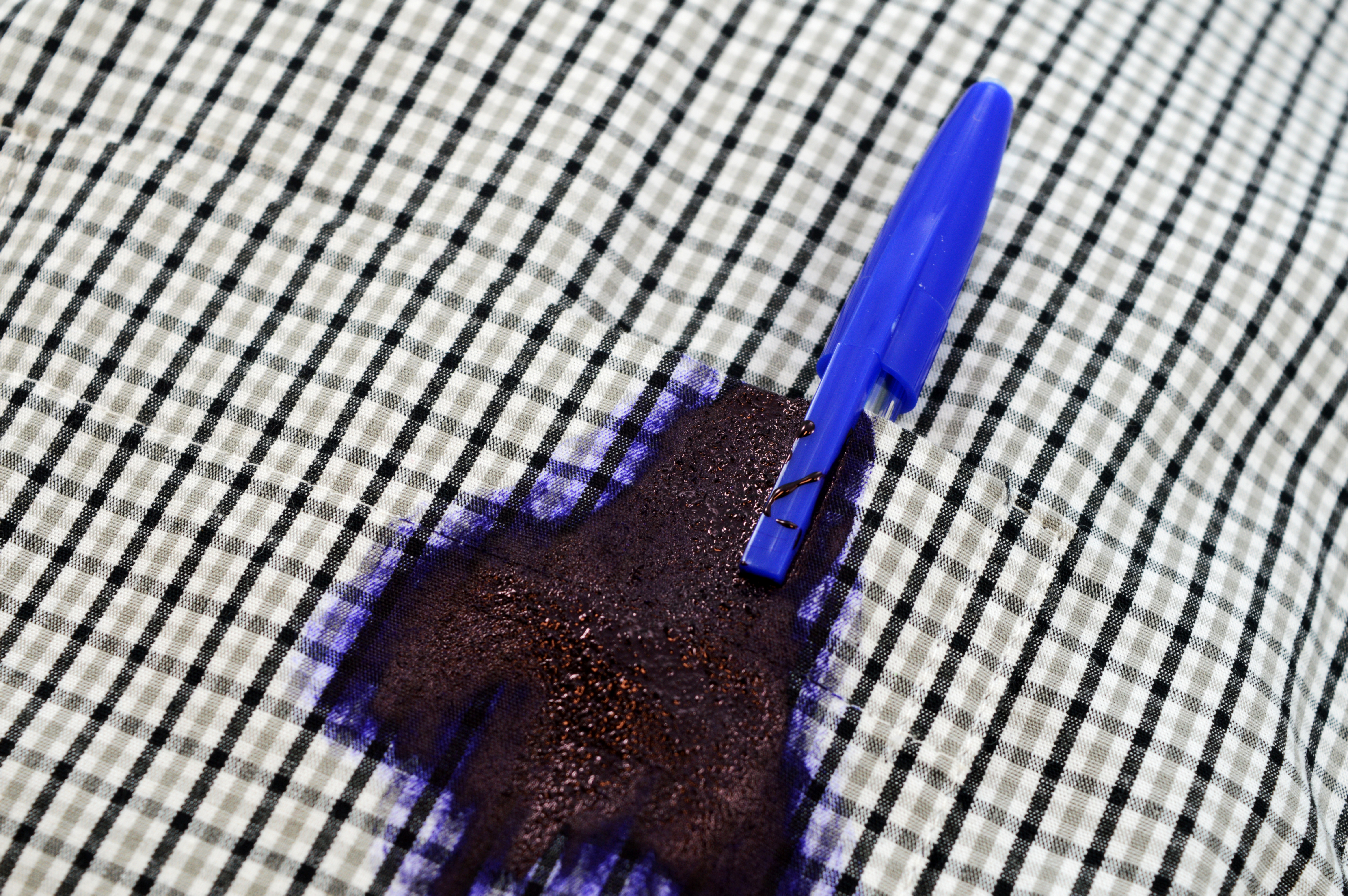 Mancha de tinta de lapicero