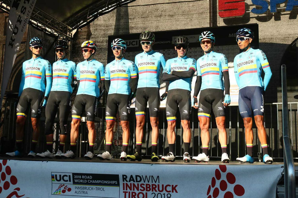 La nómina de Colombia para el Mundial de Ciclismo