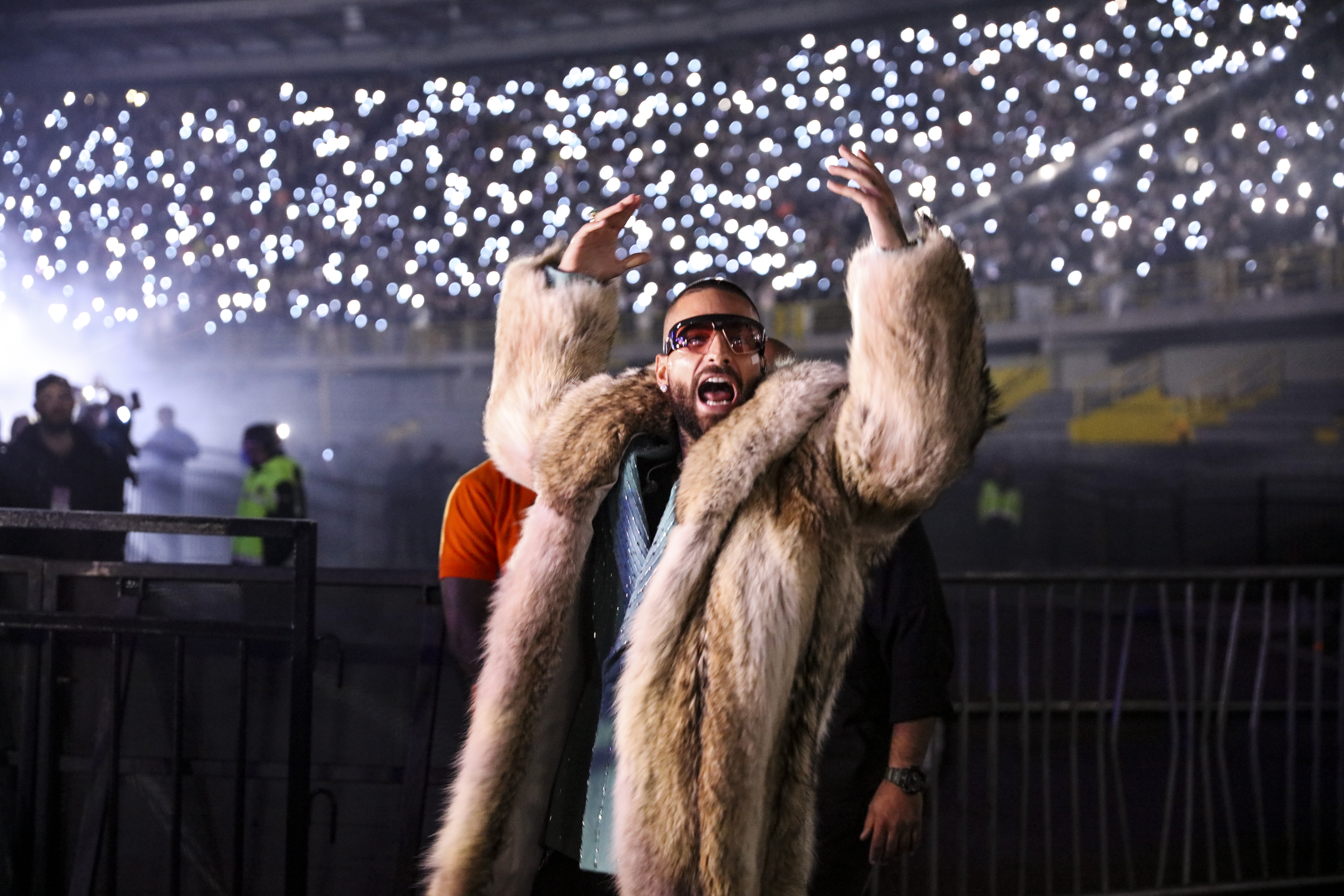 Maluma hizo historia en El Campín con un show 360 y artistas invitados de lujo