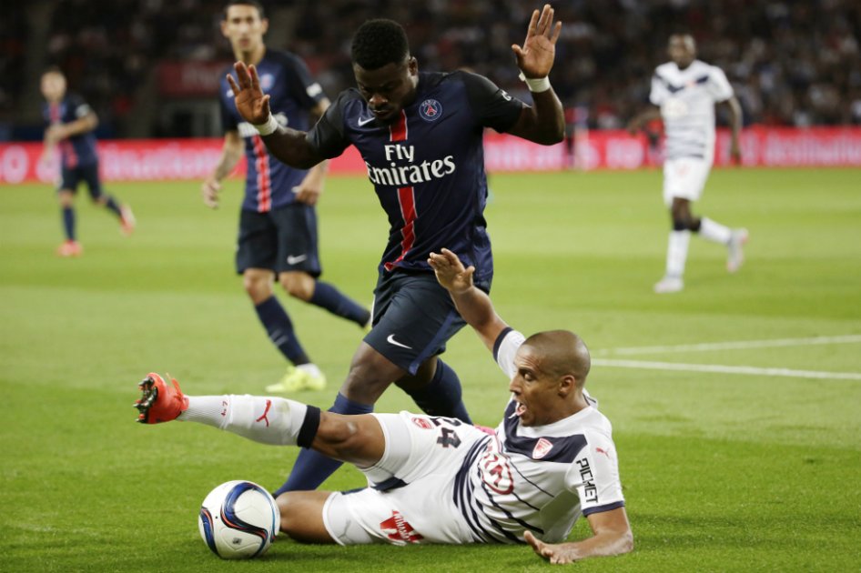 PSG no pasó del empate ante Burdeos que acabó con diez