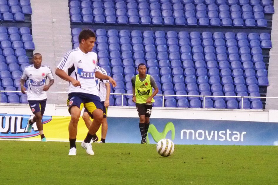 Colombia cerró cuarto día de actividad con práctica de fútbol