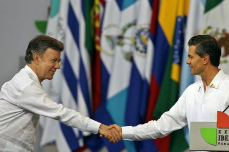 Santos y Peña Nieto firmarán ocho convenios bilaterales