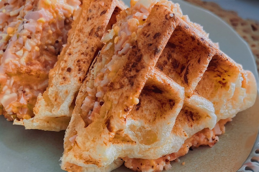 Esta es la receta para aprender a hacer waffles “choppeados”