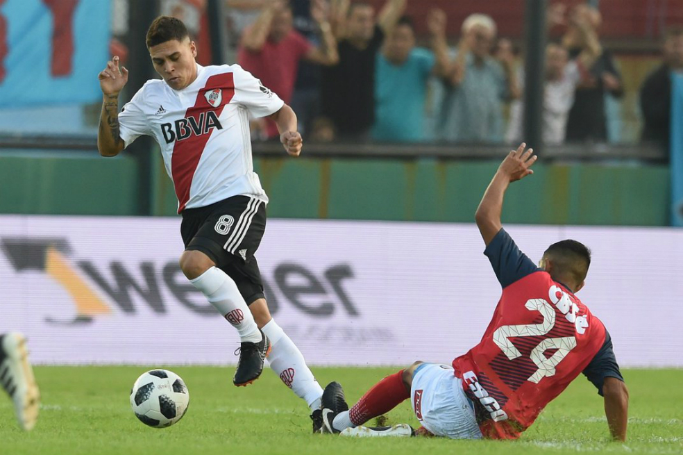 Con gol de Juan Fernando Quintero, River le ganó 3-0 a Arsenal