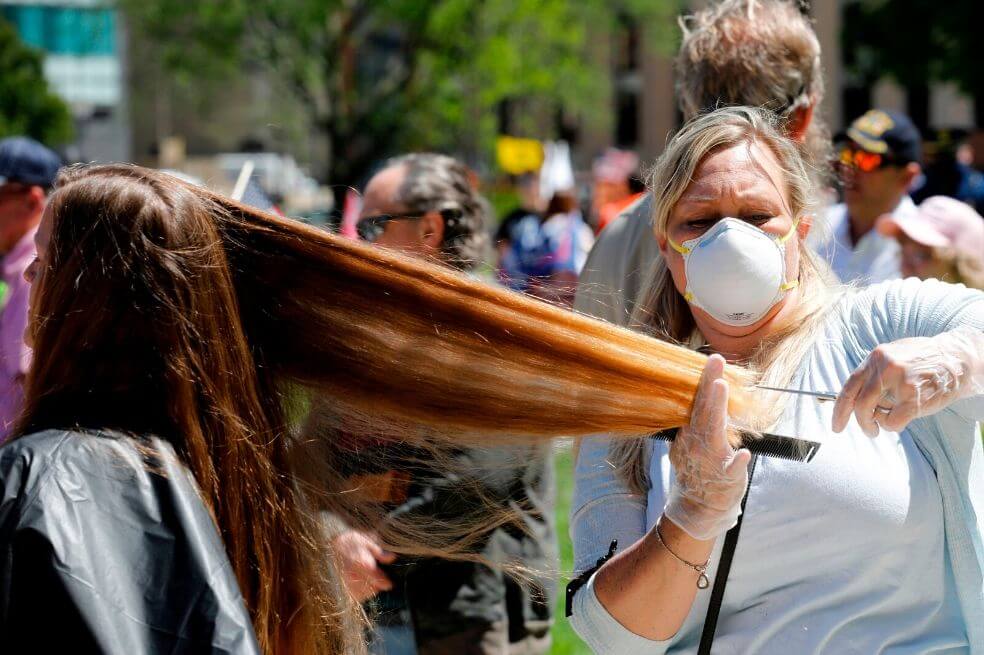 Así se vio la “Operación corte de pelo” en Michigan, Estados Unidos
