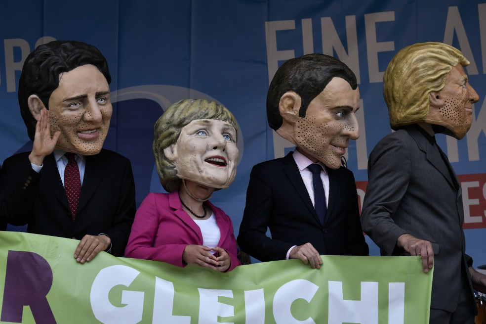 Al menos 8.000 manifestantes en Hamburgo contra la cumbre G20